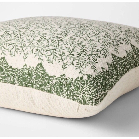 24"X24" OS Square "Brubaker Allover" Cotton Dobby Pillow - Threshold - Picture 4 of 7